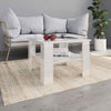 Coffee Table Chipboard Couch Side Table Living Room Table High Gloss White