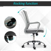 Ergonomic Office Chair Adjustable Height Breathable Mesh Swivel Grey