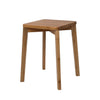 Rest Bamboo Square Stool Bathroom Spa Bath Seat Bench Kitchen Dinner Chair Home