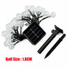SOLAR POWERED RETRO BULB STRING LIGHTS FOR GARDEN OUTDOOR FAIRY SUMMER LAMP NEW
