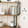 Small Industrial Bookcase Vintage Retro Shelving Unit Storage Rack Metal Cabinet