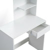 Modern Dressing Table Jewelry Makeup Desk w/ Mirror Drawer Bedroom White UK
