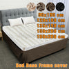 Velvet Divan Bed Base Valance Wrap Frame Cover Single Double Super King Size