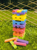 60 Blocks Giant 1.2m EVA Foam Tumbling Tower Indoors & Garden Jenga Family Game