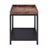 Industrial Coffee/Tea End Table Drawer Storage Living Room Sofa Table Furniture