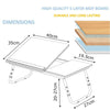 Folding Laptop Table Bed Adjustable Legs Sofa Tray Notebook Stand Computer Desk