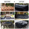 Furniture Cover Waterproof Heavy Duty For Rattan Table Cube Outdoor Garden Patio