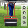 38L Garden Lawn Metal Manual Push Grass Roller Water Sand Filled
