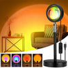 LED Sunset Lamp Projector USB Atmosphere Desk Night Light, Rainbow Neon Lights