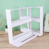 Delicate Double Storage Spice Rack Food Cupboard Rack Slide Spice Storage Shelf