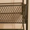 Vintage Style Black Metal Wall Shelf Unit Hooks Rack Home Storage Kitchen Decor