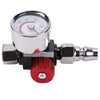 1/4" Air Regulator Valve Tool Mini Nozzle Tail Pressure Gauge For Spray-Gun