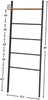 Blanket Ladder 5-Tier Leaning Ladder Quilts Rack Towel Display Rack UK