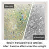 Window Film Rainbow Reflective 3D Decorative Privacy Static Clings Glass Sticker