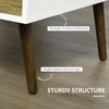 Coffee Table 4 Drawers for Living Room Reception Room Functional Table, Natural