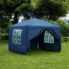 2MX2M 2.5MX2.5M 3MX3M Pop Up Gazebo Garden Party Tent With Sides Canopy Marquee