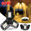 60W LED High Bay Light Adjustable 3 Light Warehouse Factory Workshop Garage Lamp