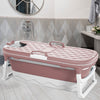 Folding Bath Tub Portable Bathtub Adult Kids Soaking SPA Sauna Tub Barrel Bucket