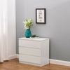 MODERN - White Chest Of Drawers Bedroom Furniture Storage Bedside 2-6 Draws UK