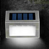 2X SUPER BRIGHT SOLAR POWERED DOOR FENCE WALL LIGHTS LED OUTDOOR GARDEN LIGHTING