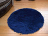 Small Plain Circle Round Circular Circles Soft Fluffy Fake Sheepskin Rugs Cheap