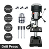 5 Speed Pillar Drill 350w Motor 13mm Chuck Press Bench Top Mounted Drilling