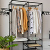 Heavy Duty Clothes Rail Rack Hanging Garment Display Stand Shoe Storage Shelf UK