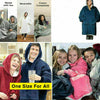 UK-Hoodie Blanket Oversized Ultra Plush Comfy Sherpa Giant Big Hooded Sweatshirt