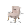 Velvet Occasional Tub Chair Armchair Vanity Chair Pink Padded Backed Dining Room