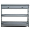 3-Tier Console Table X-Design Hallway Storage Cabinet Sofa Side Table W/ Drawer