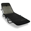 Sun Lounger Outdoor Garden Patio Recliner Bed Adjustable Back Foot Rest Chair