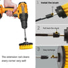 12X Drill Brush Electric Attachment Set Power Scrubber Cleaning Scrub Cleaner UK