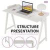 White Office Computer Desk PC Laptop Table Workstation Large Desktop Home Study