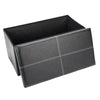 Faux Leather Ottoman Pouffe Storage Toy Box Foot Stools 2 Seater Bench Seat UK