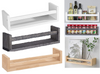 Spice Jar Rack Floating Wall Mounting Wooden Shelves Shelf Display Book Storage