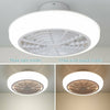 Modern LED Ceiling Fan Light Lighting Adjustable Wind Speed Dimmable W/ Remote