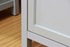 Grey Oak TV Stand Two Tone 1 Door Cabinet Television Unit Open Shelf Cable Tidy