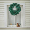 Artificial Plain Pine Christmas Wreath LED Light Door Fireplace Hanging Decor