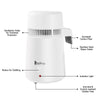 4L Stainless Steel Internal Filter Pure Water Distiller Purifier Dental Home UK