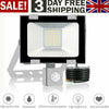 30W 50W 100W LED Flood Light PIR Motion Sensor Outdoor Garden Security Spotlight