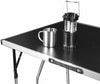 Camping Picnic Aluminium Folding Table Lightweight Height Adjustable BBQ Fishing