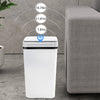 12L Kitchen Smart Sensor Trash Can Auto Dustbin Electric Room Waste Bin White