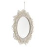 Wall Hanging Mirror Macrame Cotton Ropes Woven Boho Sunburst Tapestry Home Decor