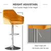 Bar Stools Gas Lift Stools Velvet Breakfast Kitchen Club Cafe Pub Swivel Chairs