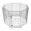 8 Panels Pet Dog Play Pen Puppy Rabbit Playpen Detachable Cage Fence Kennel