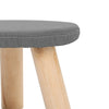 Small Stool Footstool Table Side Kid Stool Bench Chair Padded Top Wooden Legs