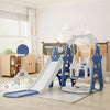 5 in1 Kids Toddler Swing Climber Slide Set Indoor Outdoor Backyard Playgroud HT