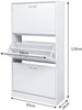 Mondeer Shoe Cabinet Cupboard Shoe Storage Organizer 3 Drawer Hallway White