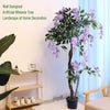 Artificial Pink Wisteria Flower Tree Realistic Fake Blossom Plant Indoor Outdoor