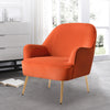 Velvet Oyster Scallop Shell Tub Chair Seat Armchair Wing Back Sofa Cafe Bedroom